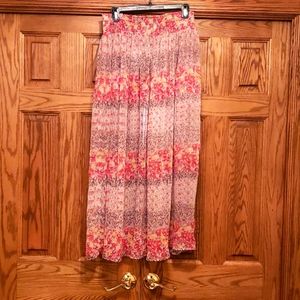 Floral Maxi/Midi Skirt